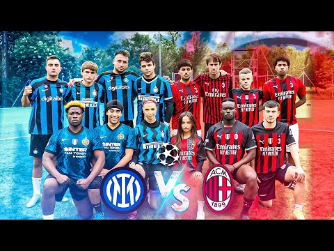Milan vs Inter di Champions League 7vs7⚽️