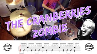 Download lagu The Cranberries - Zombie | DRUM COVER with SHEET Music| Hugo Zerecero mp3