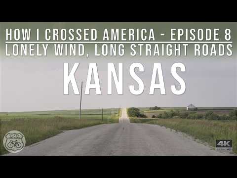 Episode 8: The Midwest over the Mississippi. Long straight roads, Lonely wind, Kansas!