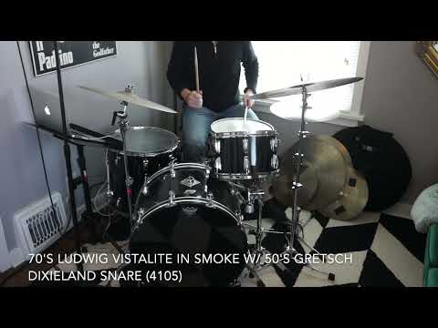 Ludwig Vistalite in Smoke