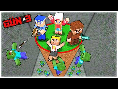 ZOMBİ DAİRESİNDEN SON ÇIKAN KAZANIR! 😱 - Minecraft