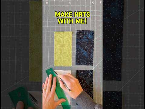 Make HRTs with me! Half rectangle triangles simplified! #quilters #quiltingtutorial #sewingtips #hrt