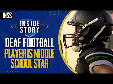 Deaf Athlete Dylan Allen Plays Football for Richard Ali Middle School Rams