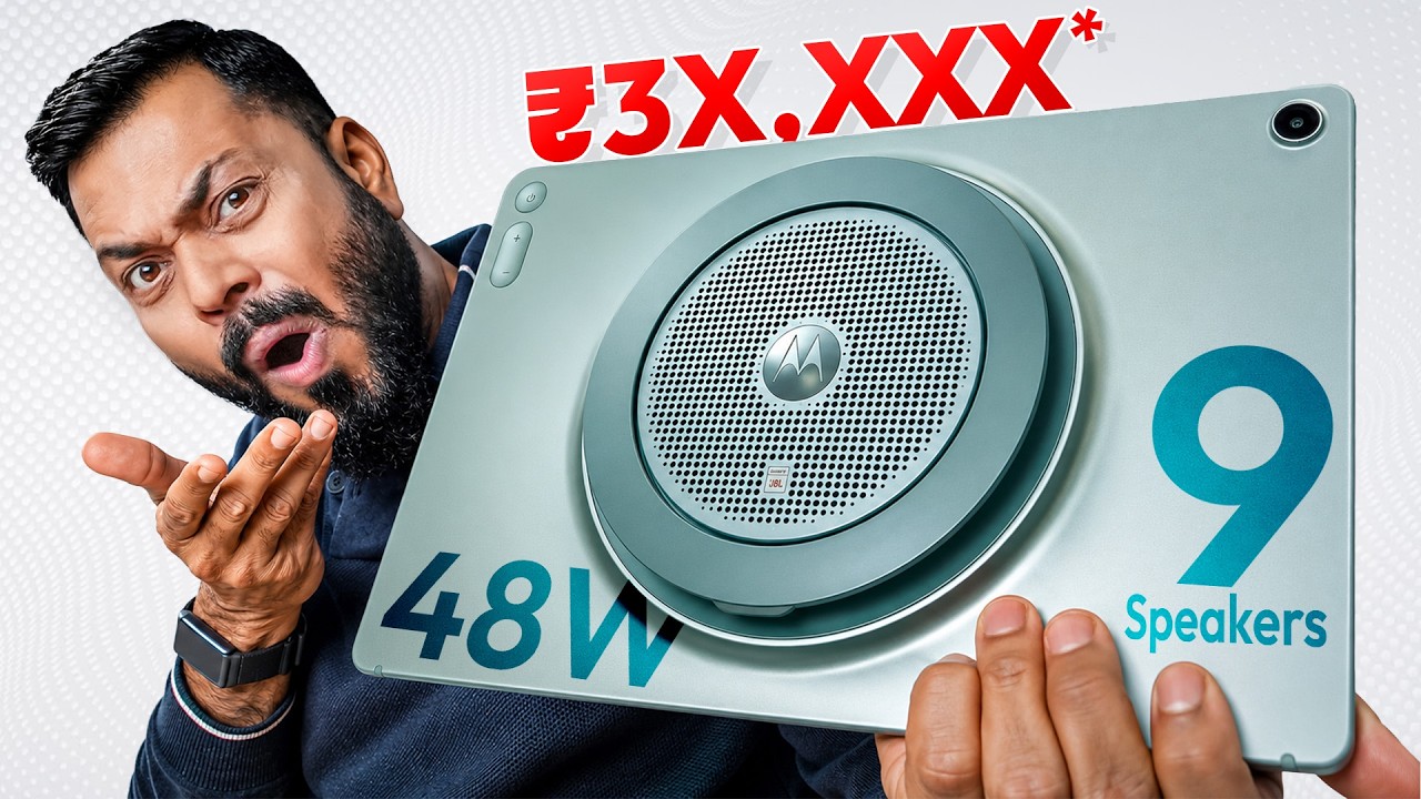 moto Pad 70 Groove Unboxing & Quick Review⚡48W JBL Speakers, 2.5K 120Hz @₹33,999*!