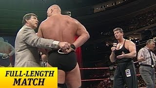&quot;Stone Cold&quot; Steve Austin battles Mr. McMahon with one arm tied behind his back