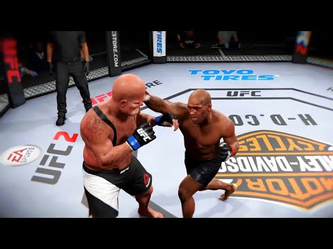 Mike Tyson vs. Grandfather Destroyer - EA sports UFC 2 - Crazy UFC 👊🤪