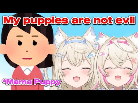 Mama Puppy doesn't like Fuwawa being called evil Mama Puppy doesn't like Fuwawa being called evil