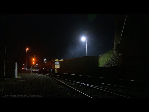 3PM6 Pacific National Freight Train At Night (17/12/2021) - PoathTV Australian Railways