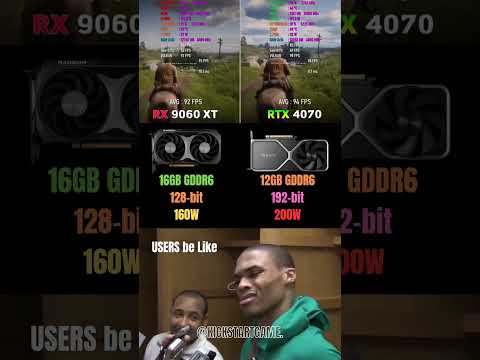RX 9060 XT 16GB vs RTX 4070 12GB - Which GPU Gives More FPS?