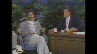 Frank Zappa The Tonight Show with Jay Leno - June 29, 1988 - From my Master