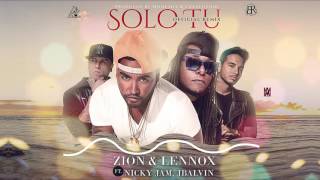 Solo Tú Remix   Zion y Lennox ft Nicky Jam y J Balvin   Audio Oficial