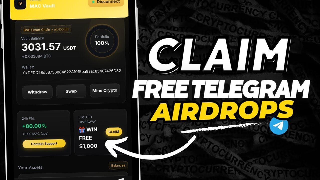 New Telegram Crypto Airdrops to Farm in 2026 | Crypto Airdrop Guide