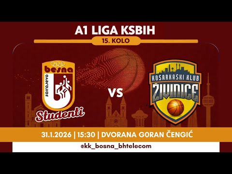🔴 LIVE | KK Studenti vs KK Živinice | A1 Liga KSBiH | 31.01.2026 | 15:30