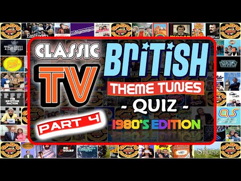 Classic British TV 📺 THEME QUIZ Vol. #4 (1980's Edition) - Name the TV Theme Tune - Rated: VERY HARD
