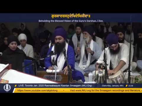 015 Toronto Jan  2020 Raensabaayee Keertan - Bhai Jasdeep Singh Jee Toronto