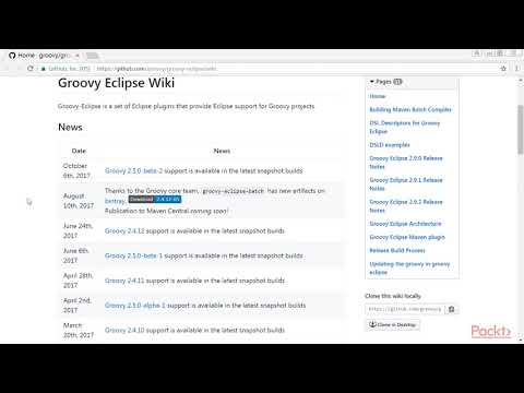 Introduction to JVM Languages – Installing the Groovy Eclipse Plugin | packtpub com