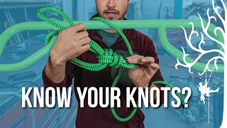 Essential knots for tree work part 1 Need to know knots! Bowline, sheet bend, and more!