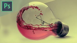 preview picture of video 'Photoshop Tutorials - Water Photomanipulation Bulb'