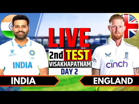 India vs England, 2nd Test, Day 2 | India vs England Live Match | IND vs ENG Live Score & Commentary
