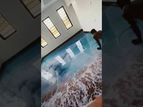 3D epoxy floor coating #epoxyart #painting #art #epoxyresin #3depoxyflooring #3d #wallmurals
