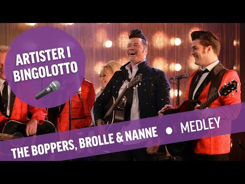 The Boppers, Brolle & Nanne Grönvall - Medley - Live i BingoLotto