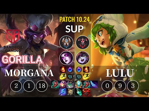SB GorillA Morgana vs Lulu Sup - KR Patch 10.24