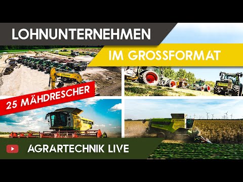 Zu Besuch bei der Johann Heindl GesmbH | 25 Mähdrescher & 30 Traktoren im Einsatz