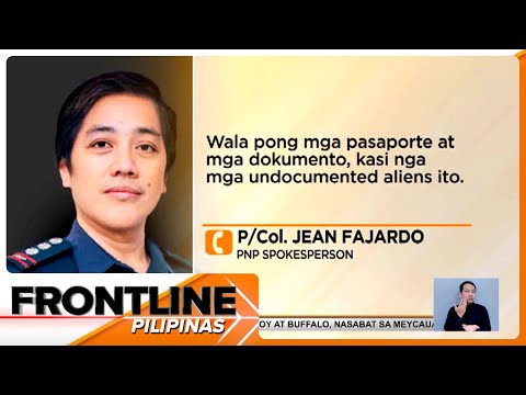 PNP-ACG, iginiit na kulang ang mga dokumento ng 5 Chinese kaya 'di mapakawalan Frontline Pilipinas