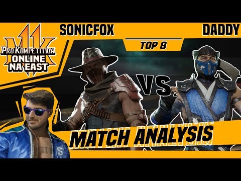 MK11 Match Analysis: Pro Kompetition 2019 Online NA East TOP 8 - Sonicfox vs. Daddy