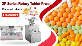 ZP Series Rotary Tablet Press | Round & Oval Tablet Compression Demo