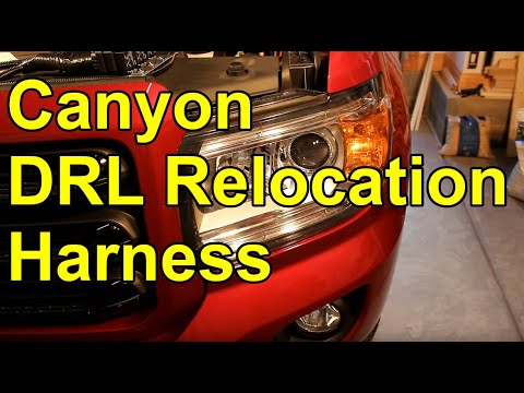 [HOW TO] Install DRL Relocation Harness on a 2015-2020 Canyon (Plug-N-Play, Gen5DIY, Diode Dynamics)