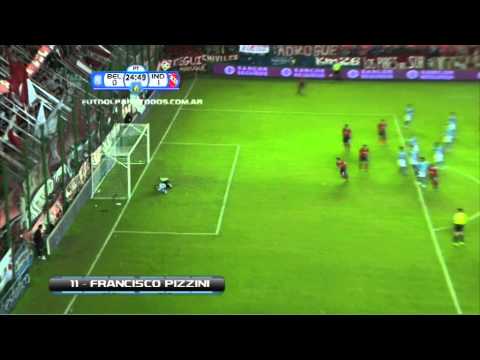 Gol de Pizzini. Belgrano 0 - Independiente 1. 16 avos. de Final. Copa Argentina. Fútbol Para Todos