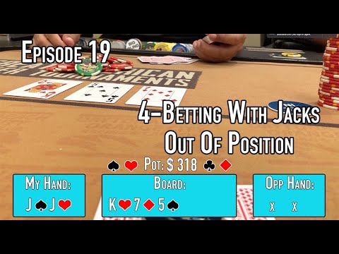 Poker Vlog Episode 19: 4-Betting With Jacks Out of Position