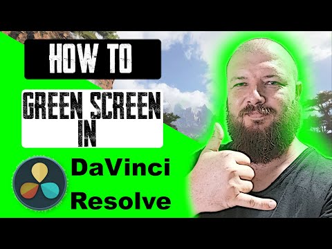 DaVinci Resolve 17 How to use Greenscreen - chroma key