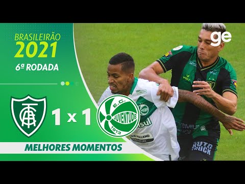 Gols e lances de América-MG x Juventude-RS