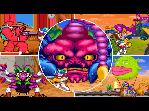 Wild West C.O.W.-Boys of Moo Mesa (Arcade) All Bosses