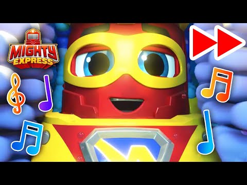 Mighty Express Clean Up Song Goes Faster & Faster! 🎶 Mighty Express Songs 🎶 Mighty Express Official