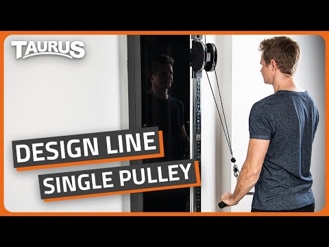 Taurus Kabelzug Design Line | Single Pulley zur Wandmontage | Krafttraining zu Hause, Kraftstation