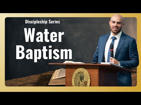Discipleship: Water Baptism | Pastor Josh Molina (LIVE)