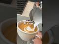 Beginner latte art | try new pattern  #coffee #baristatips #coffeelatteart #cupid #latteartist