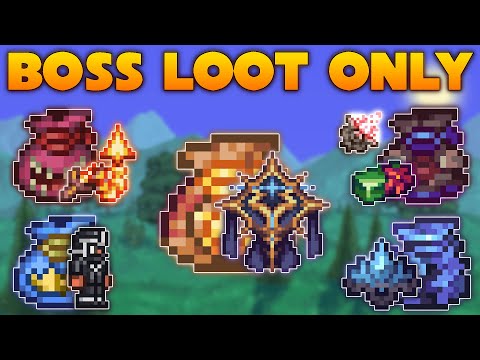 Can you finish Terraria Calamity Mod while using Boss Loot Only?