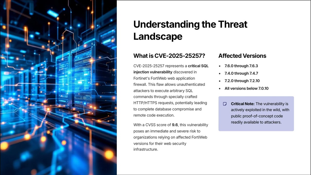 🚨 Fortinet FortiWeb Hacked? CVE-2025-25257 — Critical SQL Injection Exploit (ACTIVE ATTACKS!)