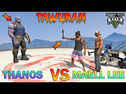 PREMAN TERKUAT DIHAJAR THANOS - GTA 5 YOUTUBER KOCAK PARODY