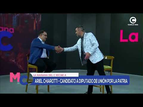 Ariel Chiarotti, candidato a diputado de Hacemos Unidos por la Patria en La Mañana del C