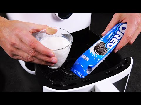 Put 28 Oreo Cookies and 1 Cup of Milk in the Air Fryer and Magic Happens! 3 Viral Recipes That Work!