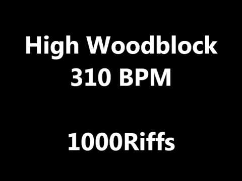 High Woodblock Metronome : 310 BPM - Beats Per Minute