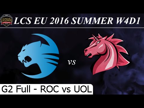 ROC vs UOL Game 2 Full 23/06/2016 - LCS EU Summer 2016 W4D1M4 Roccat vs Unicorns of Love