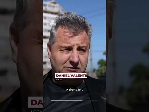 Russian drone attack damages apartment building in Romania