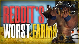 I Tried Reddit's WORST Gold Farms.. | World of Warcraft Gold Farming