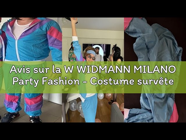 Vídeo relacionado con W WIDMANN MILANO Party Fashion - Chaqueta para hombre, chaqueta de traje, brilla bajo la luz UV, disfraz de Halloween